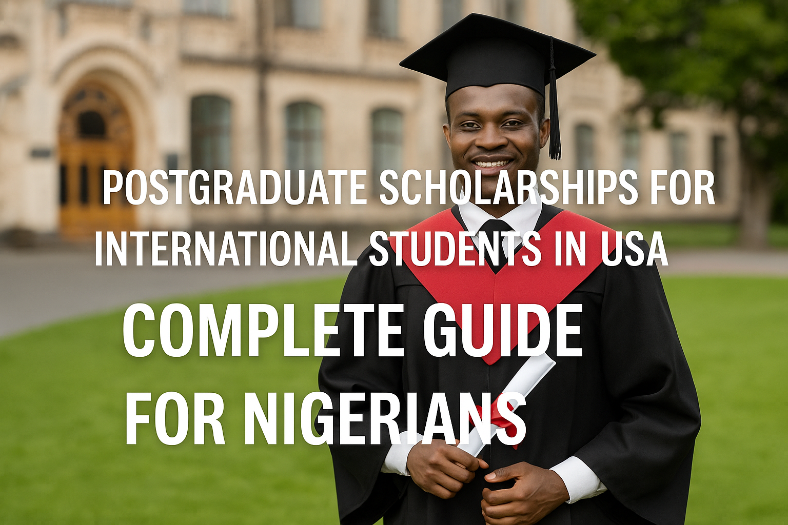 Postgraduate Scholarships for International Students in the USA: Complete Guide for Nigerians