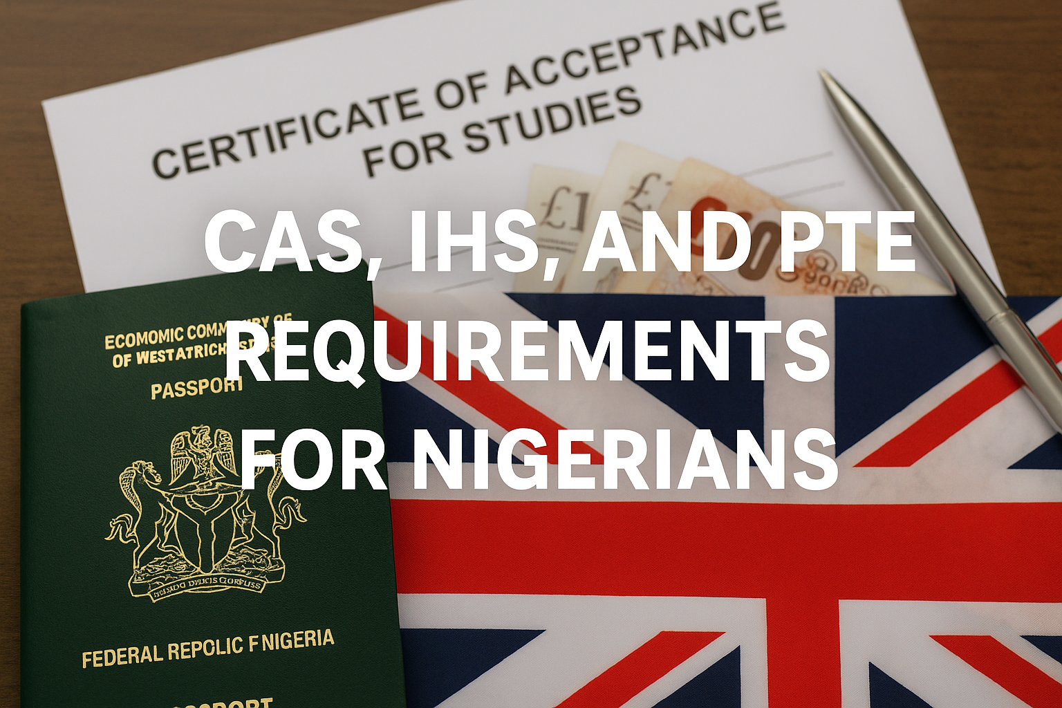 🇬🇧 UK Student Visa Proof of Funds: CAS, IHS, and PTE Requirements for Nigerians