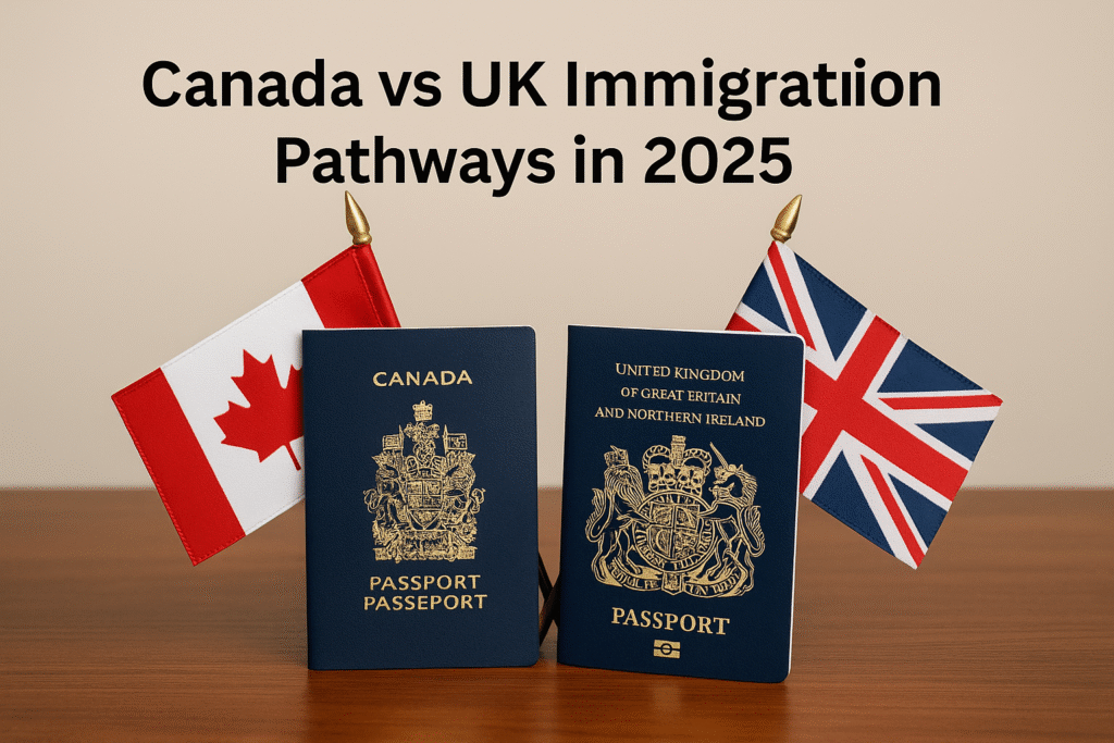 Canada vs UK Immigration Pathways in 2025