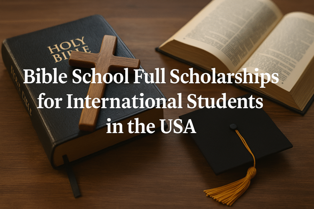 Bible School Full Scholarships for International Students in the USA