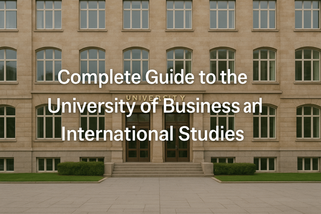 Complete Guide to the University of Business and International Studies