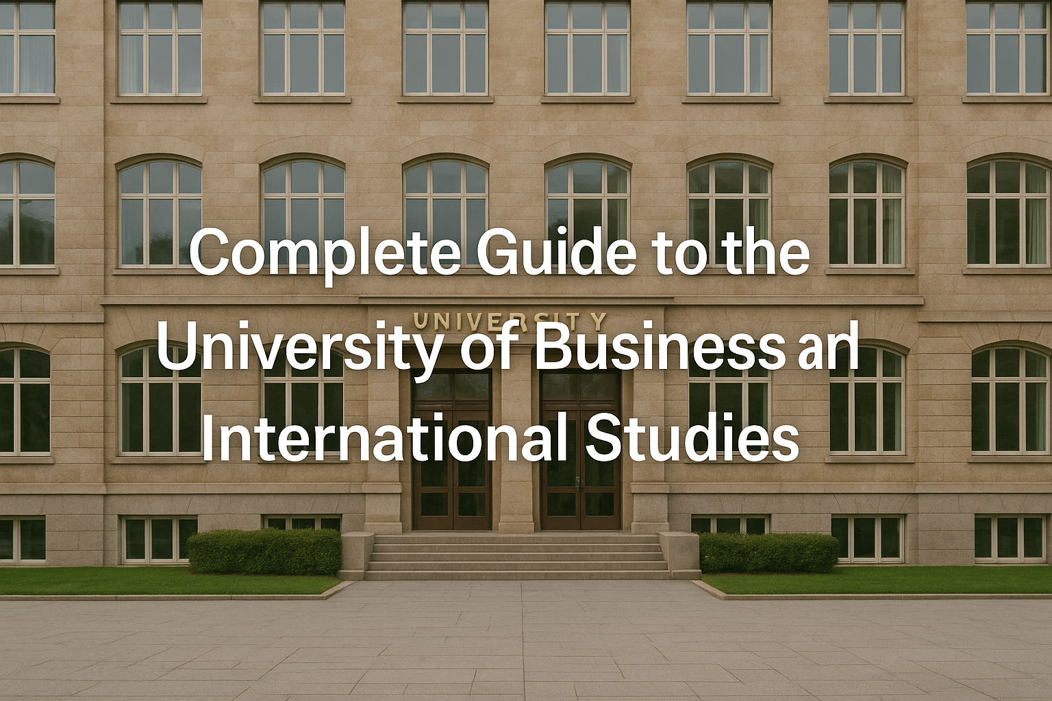 Complete Guide to the University of Business and International Studies (UBIS), Switzerland 2025