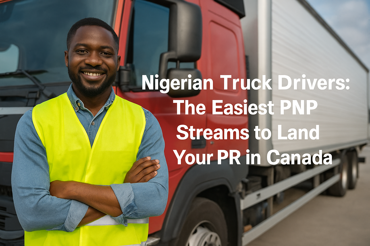 Nigerian Truck Drivers: The Easiest PNP Streams to Land Your PR in Canada (Jobs & Requirements)