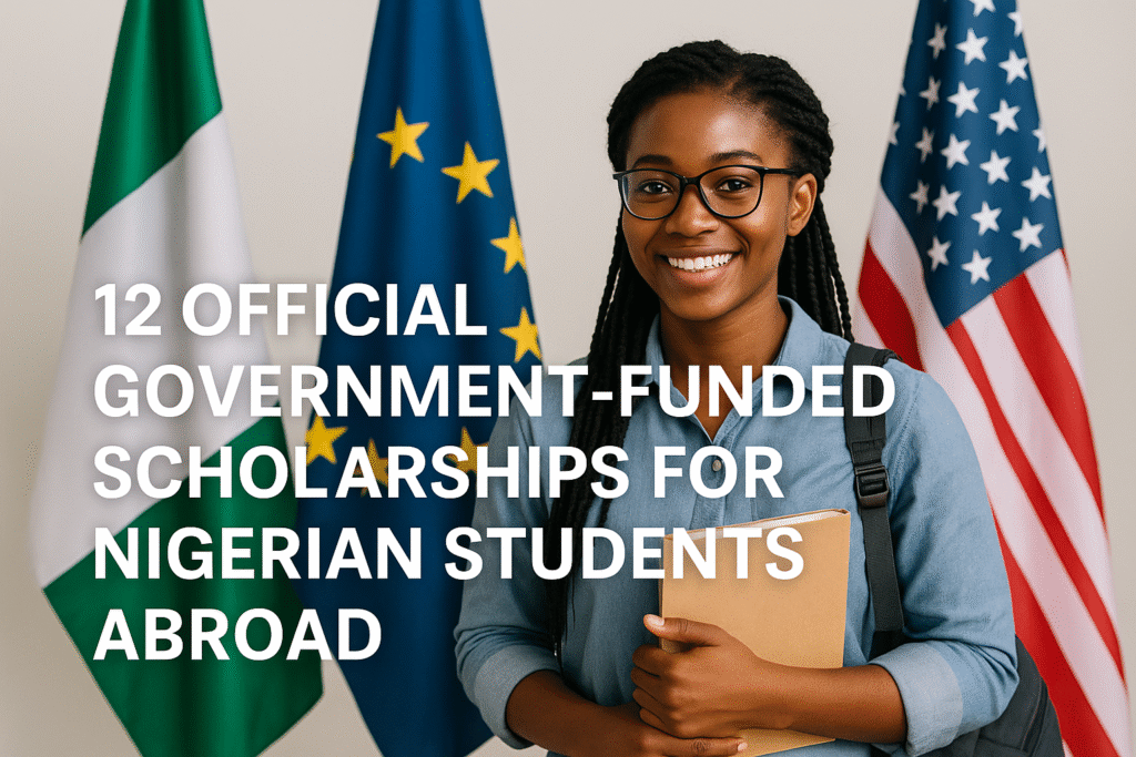 12 Official Government-Funded Scholarships for Nigerian Students Abroad
