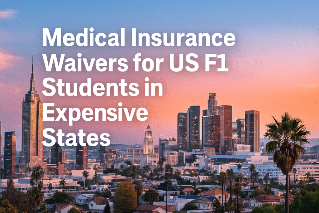 Medical Insurance Waivers for US F1 Students in Expensive States
