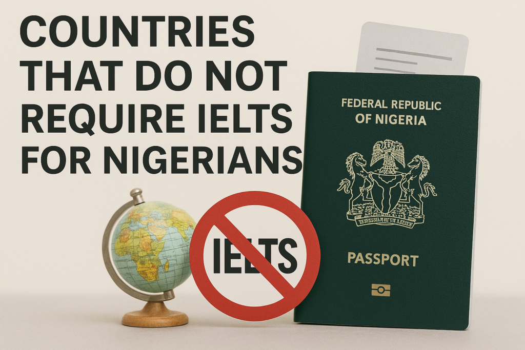 "Countries that do not require IELTS for Nigerians"